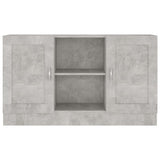 Buffet Gris béton 120x30,5x70 cm Bois d'ingénierie