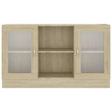 Vitrine Sonoma-Eiche 120x30,5x70 cm Holzwerkstoff