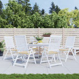 Gartenstuhlkissen, 6er-Set, beige, 40 x 40 x 3 cm, Oxford-Stoff