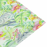 Coussin de banc de jardin motif de feuilles 100x50x3 cm