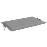 Coussin de chaise longue gris 186x58x3 cm tissu oxford