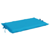 Coussin de chaise longue bleu 186x58x3 cm tissu oxford