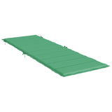 Coussin de chaise longue vert 186x58x3 cm tissu oxford