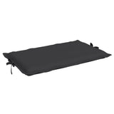 Coussin de chaise longue noir 186x58x3 cm tissu oxford