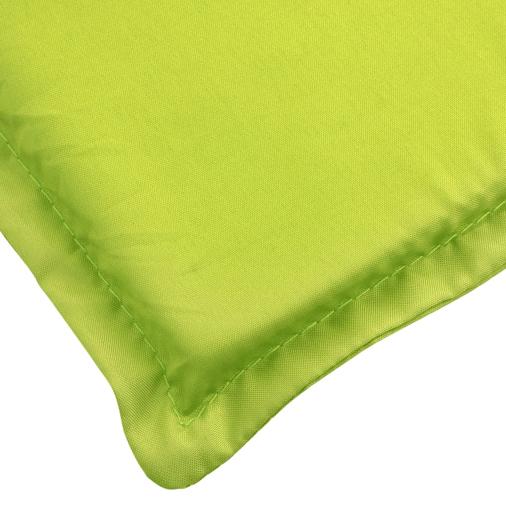 Coussin de chaise longue vert vif 186x58x3 cm tissu oxford