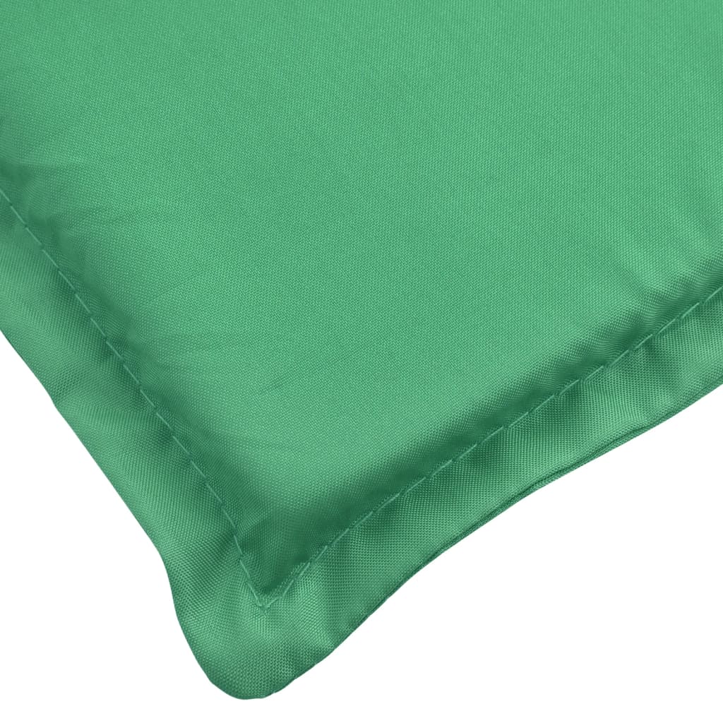 Coussin de chaise longue vert 200x50x3 cm tissu oxford