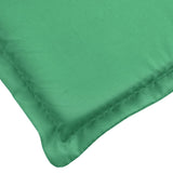 Coussin de chaise longue vert 200x60x3 cm tissu oxford