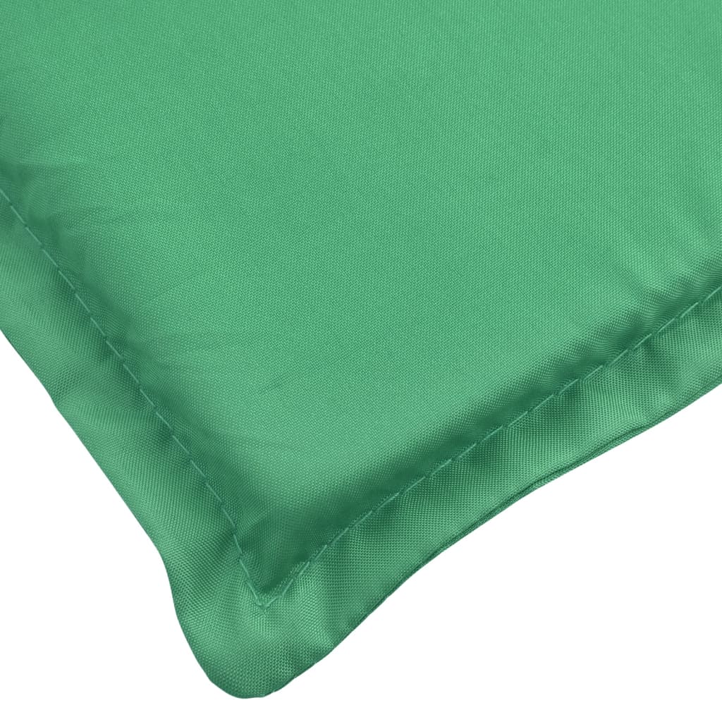 Coussin de chaise longue vert 200x70x3 cm tissu oxford