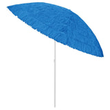 Parasol de plage Hawaii bleu 300 cm