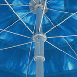 Parasol de plage Hawaii bleu 300 cm