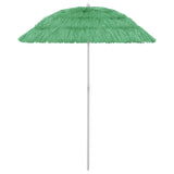 Parasol de plage Hawaii vert 180 cm