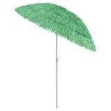 Parasol de plage Hawaii vert 180 cm