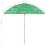 Parasol de plage Hawaii vert 240 cm