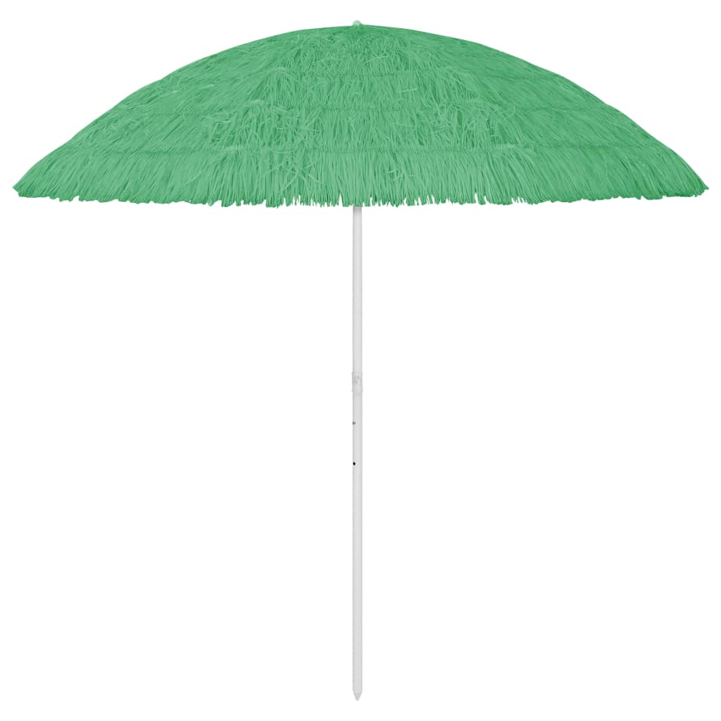 Parasol de plage Hawaii vert 300 cm