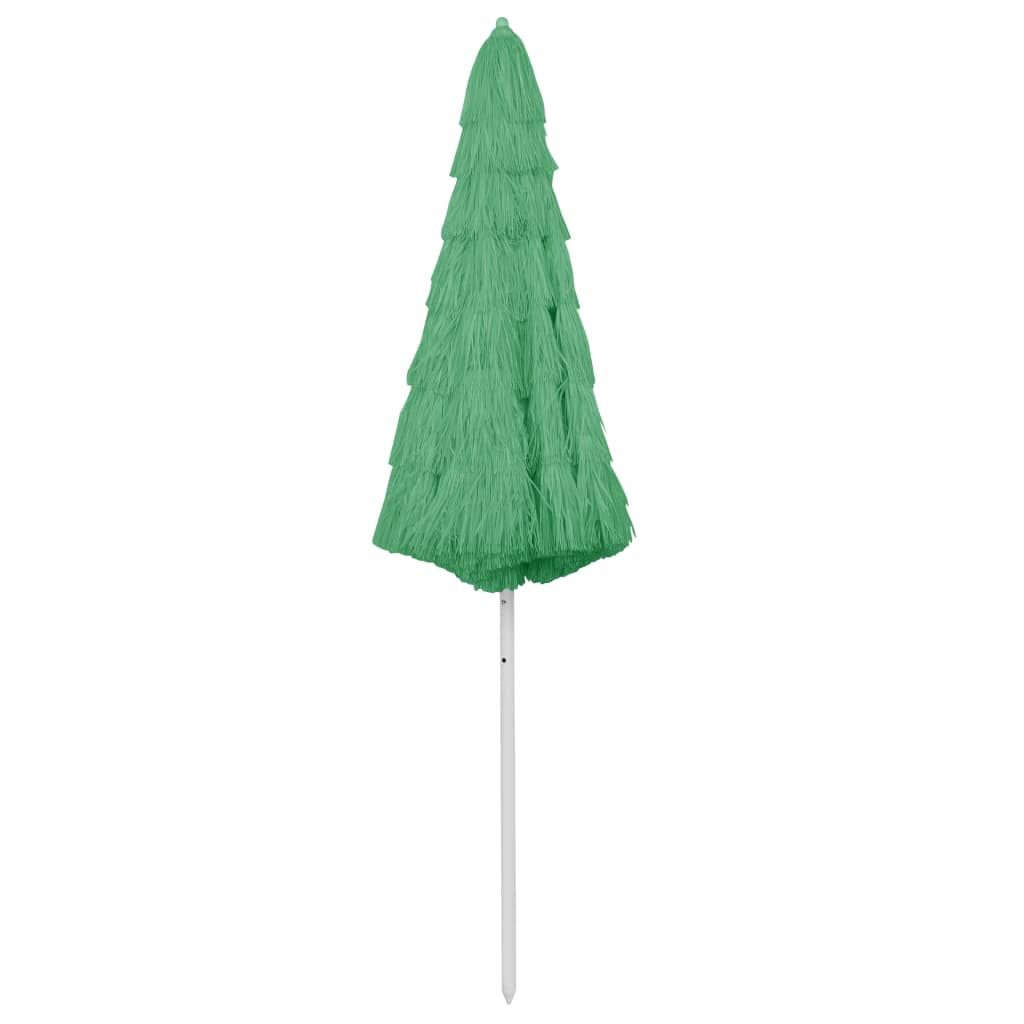 Parasol de plage Hawaii vert 300 cm