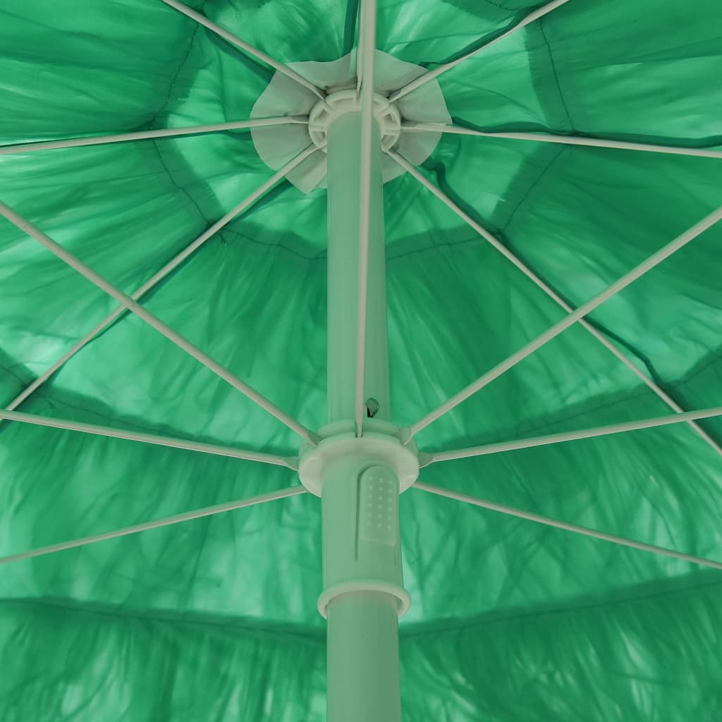 Parasol de plage Hawaii vert 300 cm