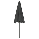 Parasol de plage anthracite 200x125 cm