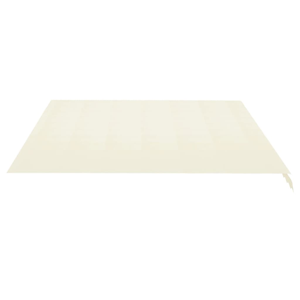 Tissu de remplacement pour auvent Crème 4,5x3,5 m