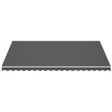 Tissu de remplacement pour auvent Anthracite 5x3,5 m