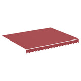 Tissu de remplacement pour auvent Bordeaux rouge 3x2,5 m