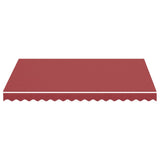 Tissu de remplacement pour auvent Bordeaux rouge 3x2,5 m