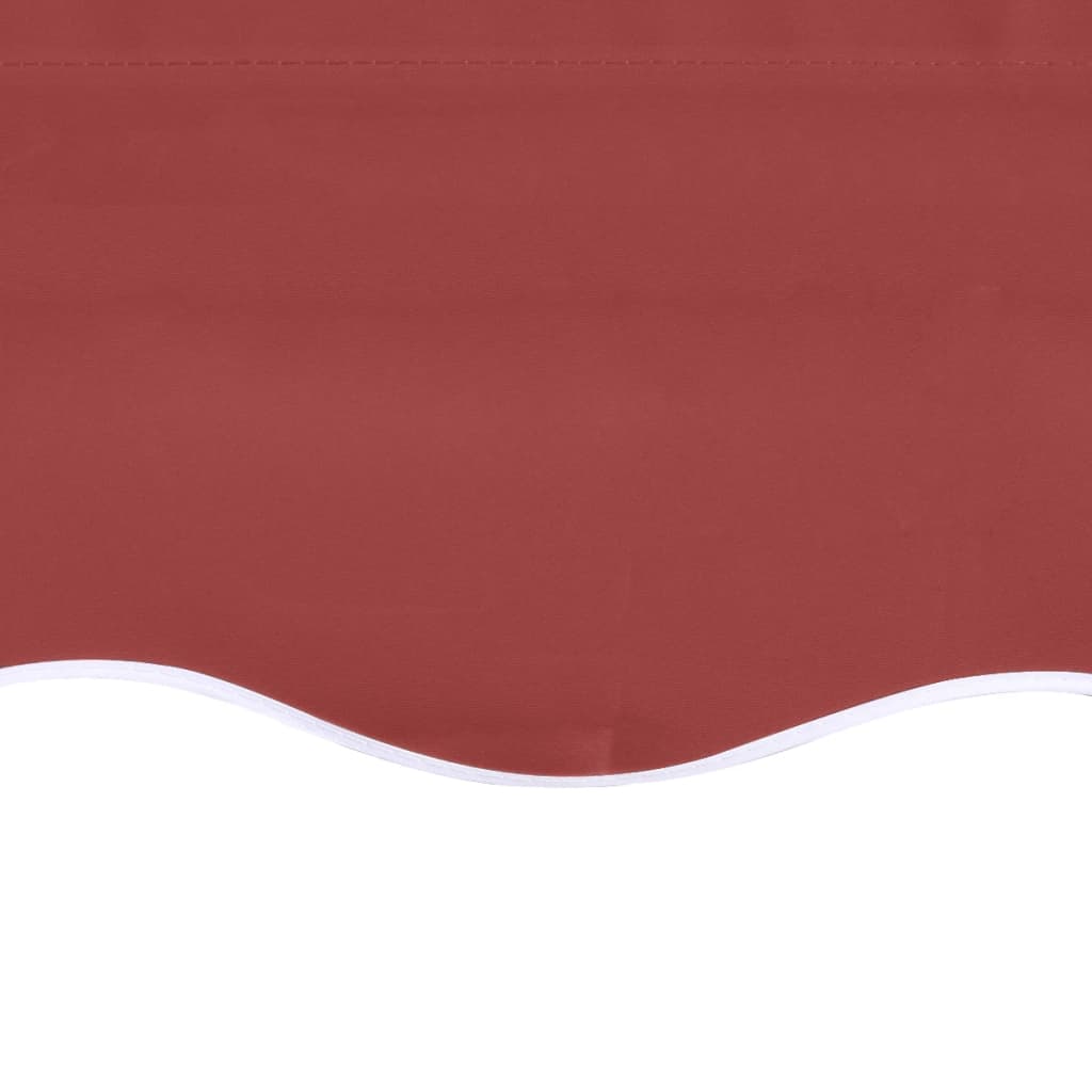 Tissu de remplacement pour auvent Bordeaux rouge 3x2,5 m