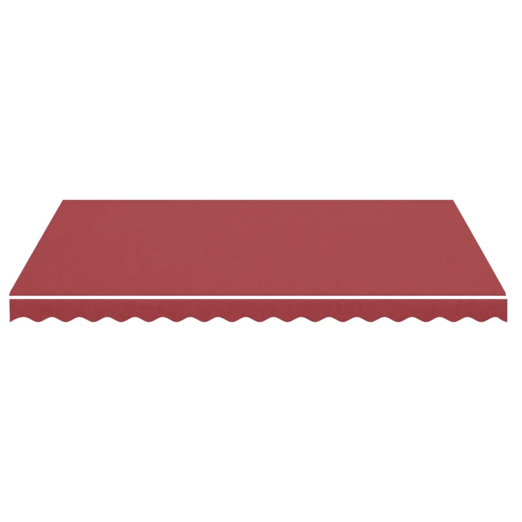 Tissu de remplacement pour auvent Bordeaux rouge 4x3 m