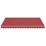 Tissu de remplacement pour auvent Bordeaux rouge 4x3 m