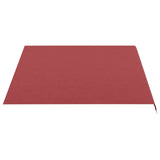 Tissu de remplacement pour auvent Bordeaux rouge 4x3 m