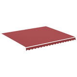 Tissu de remplacement pour auvent Bordeaux rouge 4x3,5 m