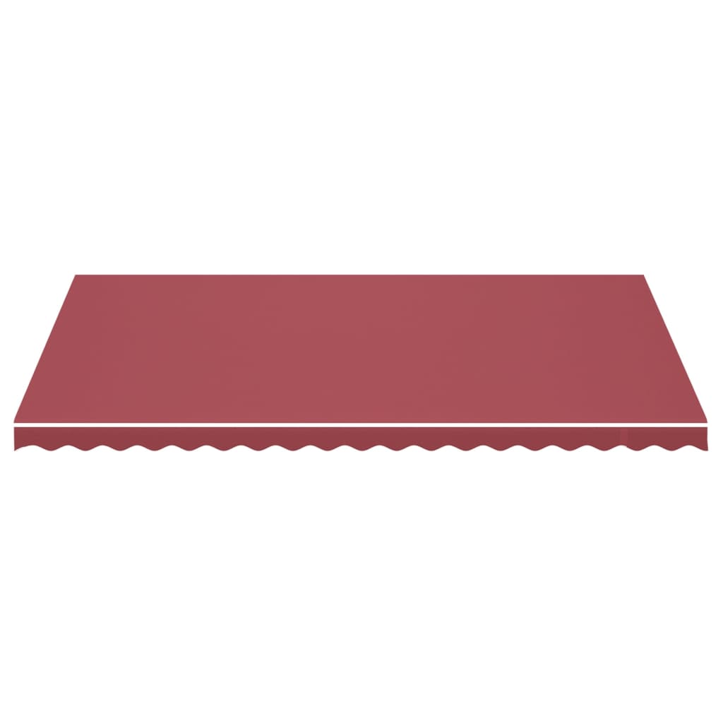 Tissu de remplacement pour auvent Bordeaux rouge 5x3 m