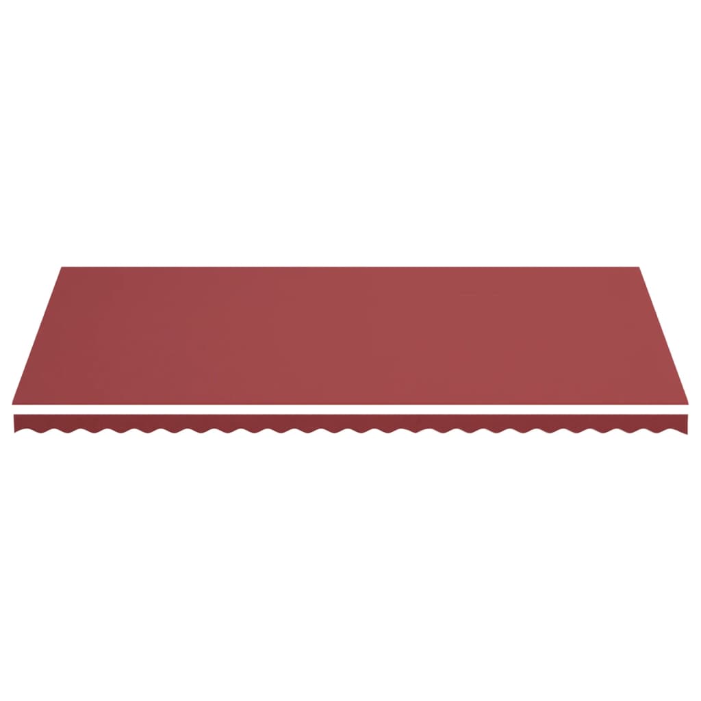 Tissu de remplacement pour auvent Bordeaux rouge 6x3 m