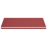 Tissu de remplacement pour auvent Bordeaux rouge 6x3 m