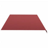 Tissu de remplacement pour auvent Bordeaux rouge 6x3,5 m