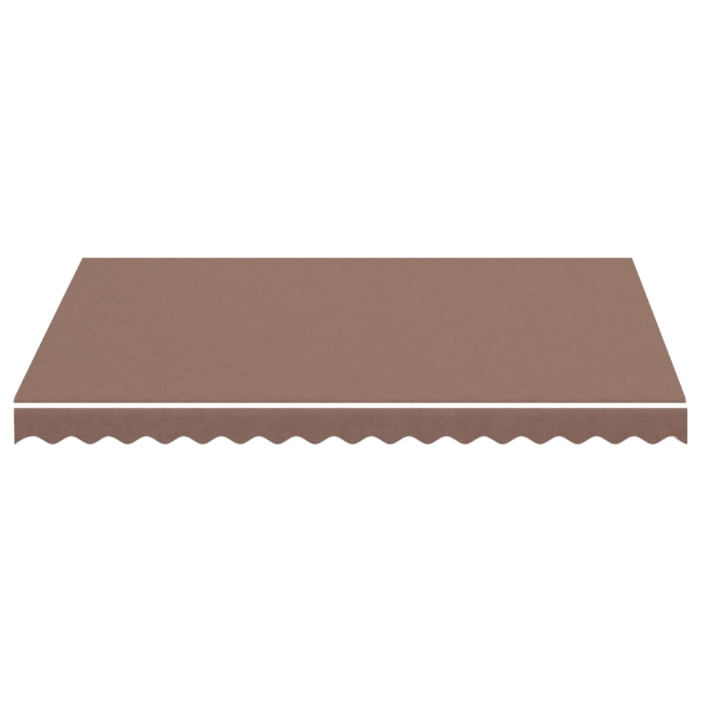 Tissu de remplacement pour auvent Marron 3x2,5 m