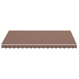 Tissu de remplacement pour auvent Marron 3,5x2,5 m