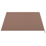 Tissu de remplacement pour auvent Marron 3,5x2,5 m