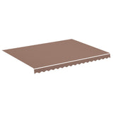 Tissu de remplacement pour auvent Marron 4x3 m