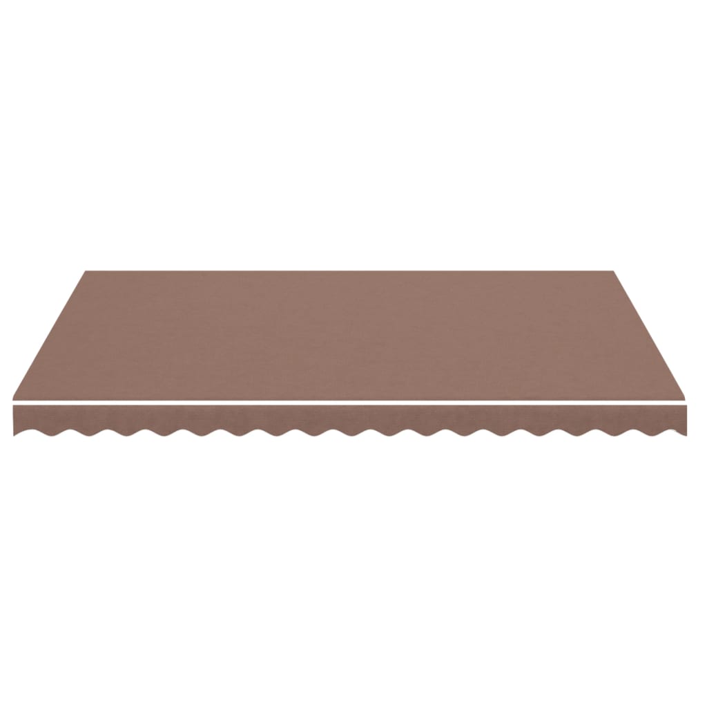 Tissu de remplacement pour auvent Marron 4x3 m