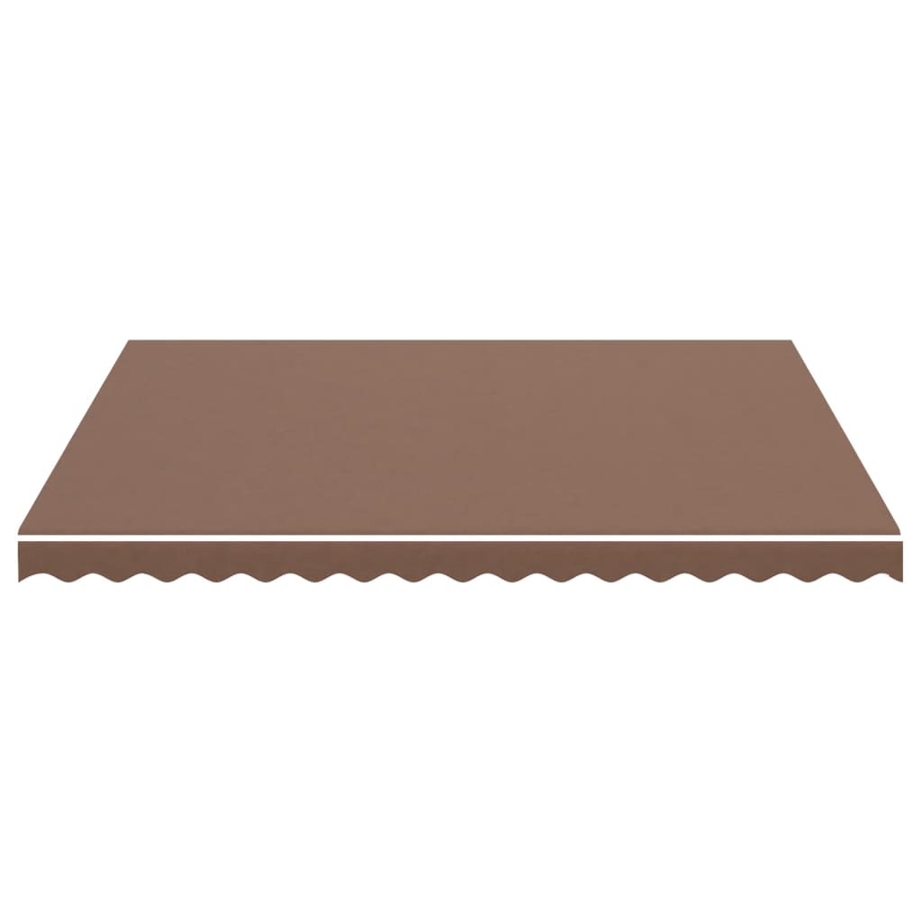 Tissu de remplacement pour auvent Marron 4x3,5 m