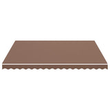 Tissu de remplacement pour auvent Marron 4x3,5 m