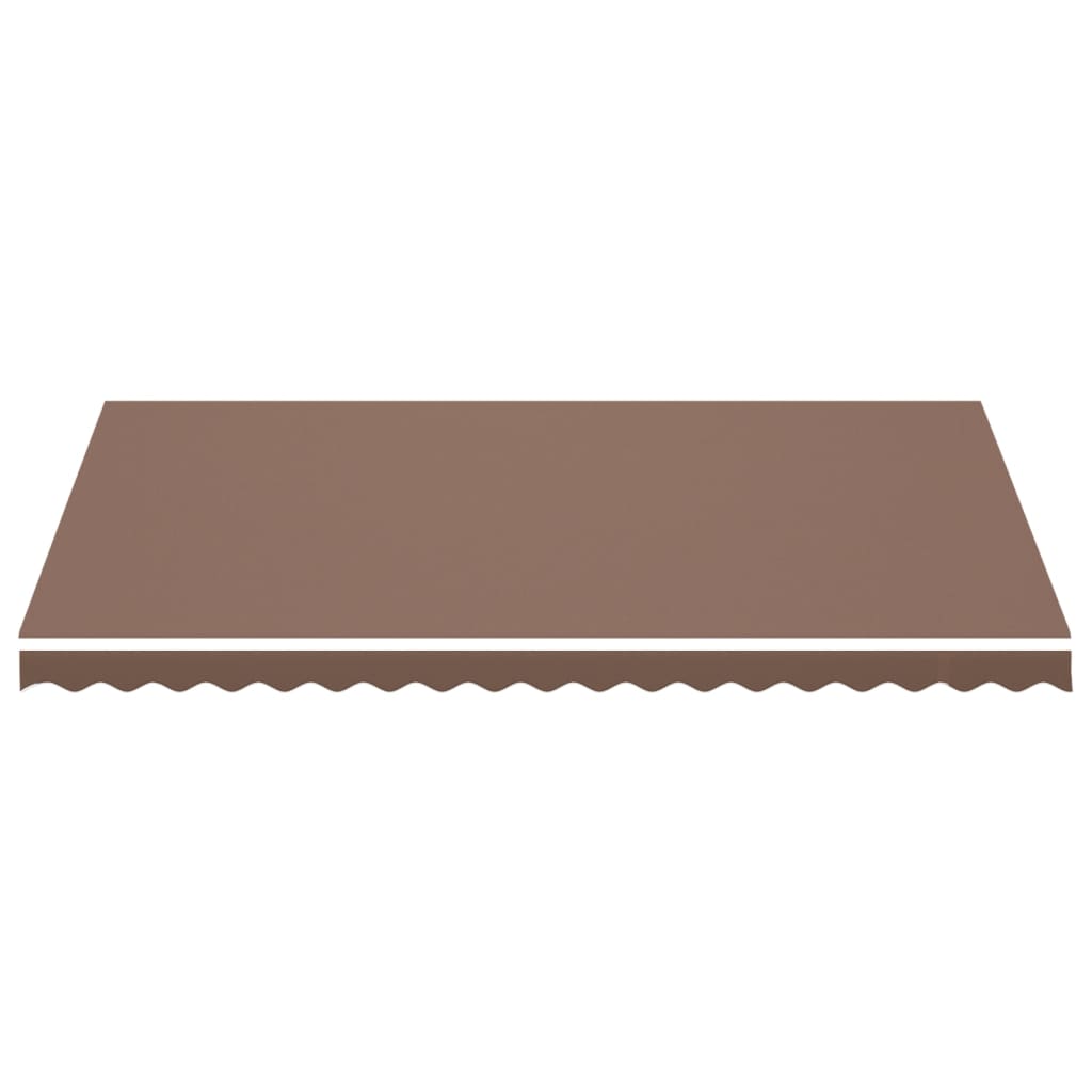 Tissu de remplacement pour auvent Marron 4,5x3 m