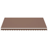 Tissu de remplacement pour auvent Marron 4,5x3 m