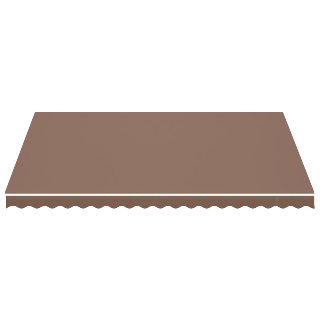 Tissu de remplacement pour auvent Marron 4,5x3,5 m