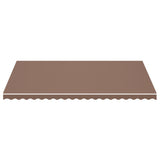 Tissu de remplacement pour auvent Marron 5x3 m