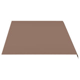 Tissu de remplacement pour auvent Marron 5x3 m