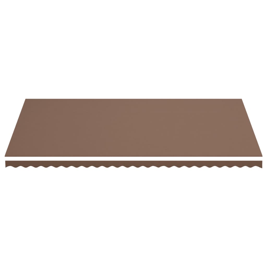 Tissu de remplacement pour auvent Marron 6x3,5 m