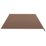 Tissu de remplacement pour auvent Marron 6x3,5 m