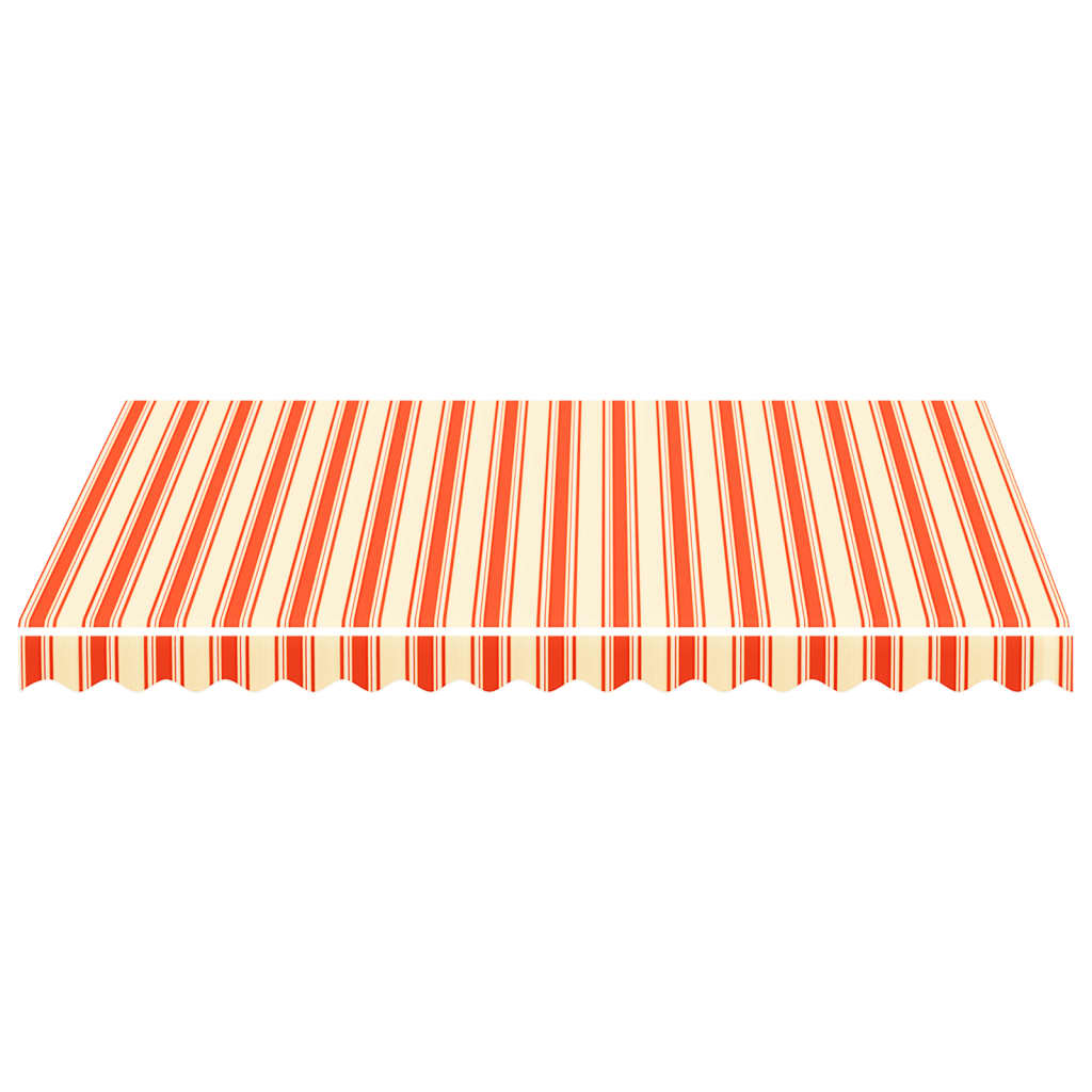 Tissu de remplacement pour auvent Jaune et orange 3x2,5 m