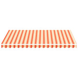 Tissu de remplacement pour auvent Jaune et orange 3,5x2,5 m